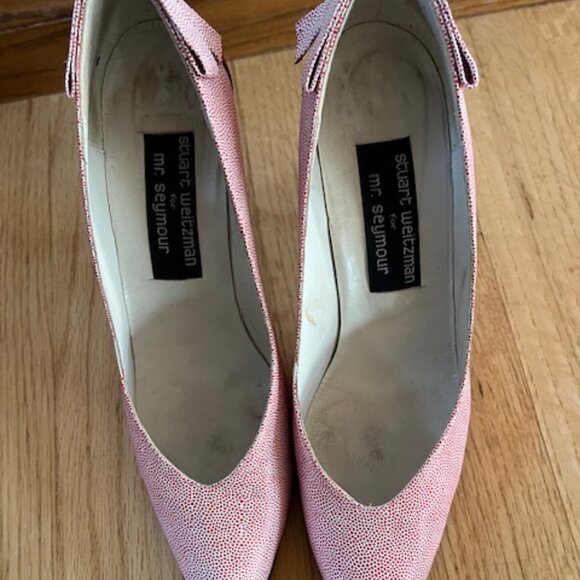 Vintage Stewart Weitzman for Martinique Lipstick Red pumps - Picture 9 of 13